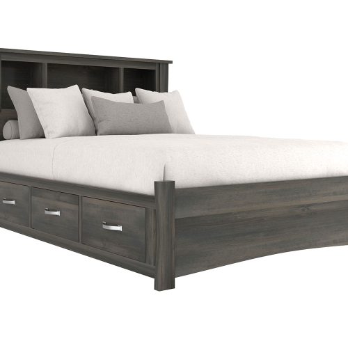 Old Tyme Bookcase Bed With Low Footboard